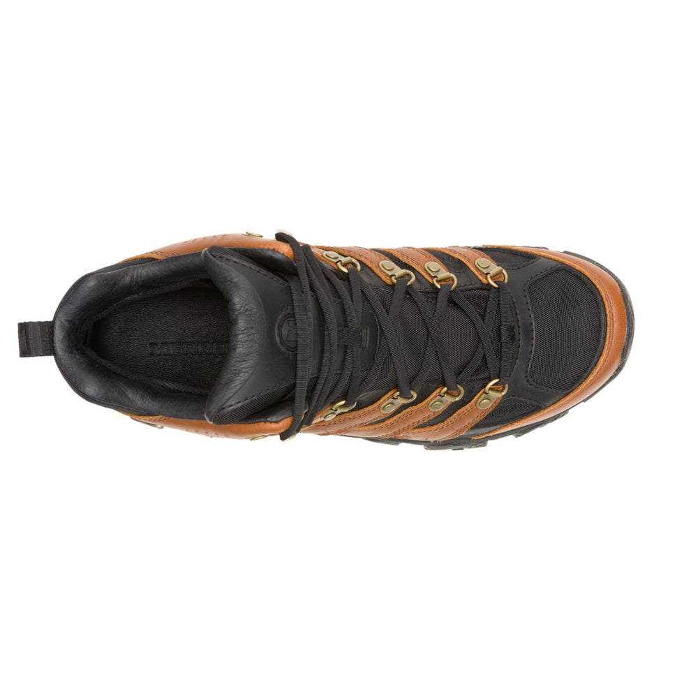 Men - Moab 3 Luxe Leather Mid Waterproof - Boots | Merrell for Sale